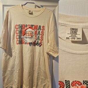 Comfort Colors Festive Christmas Tees - Qty 2